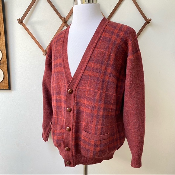 Burberry Nova Check Lambswool Cardigan - Picture 12 of 14